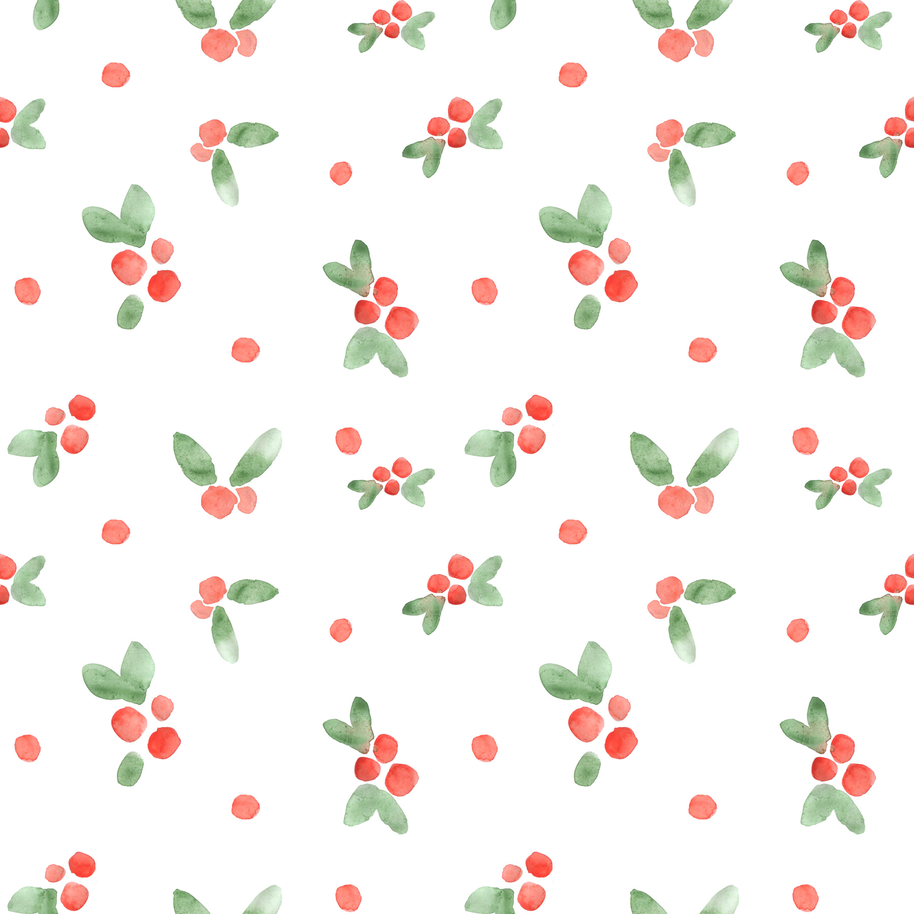 Watercolor Abstract Modern Christmas Background